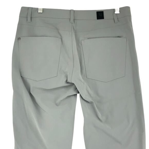 Vuori Pants Mens 31 Meta Gray Performance Stretch Slim Straight Active Golf - Picture 6 of 14